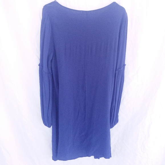 Boho Navy Blue Dress - Picture 4 of 4